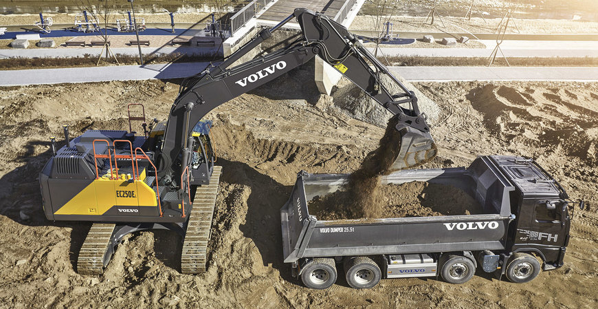 VOLVO MIGLIORA ED AMPLIA LA GAMMA DEGLI ESCAVATORI IBRIDI